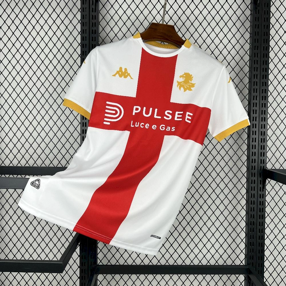 Camiseta de fútbol Cagliari 2025/26 VISITANTE MANGA CORTA VERSION FAN